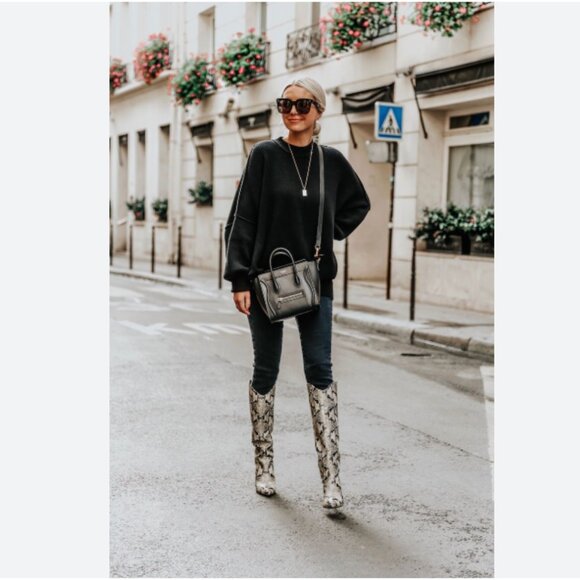 RARE Frye Harness Boots Women’s Size 6 Snake Skin - New Without Box - Picture 8 of 16